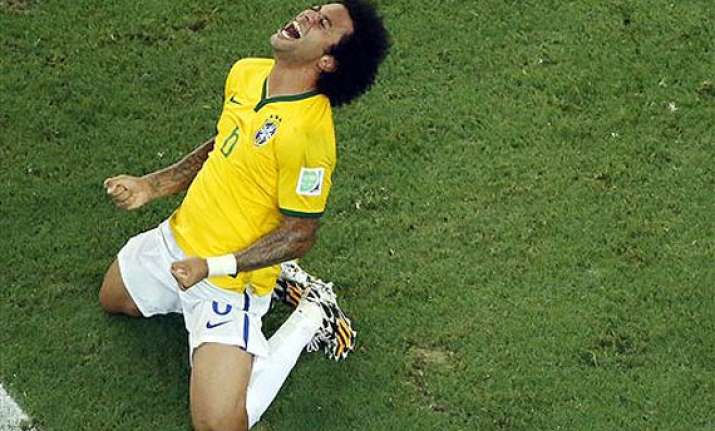 fifa world cup marcelo stays in camp despite grandfather s