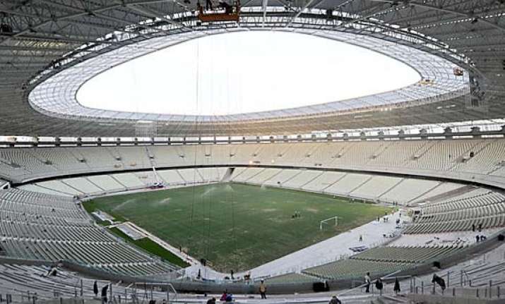 fans vandalize world cup stadium in brazil