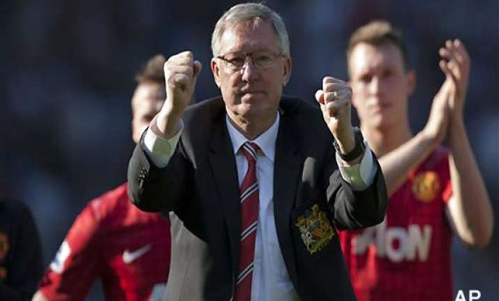 ferguson s managerial career ends with 5 5 draw