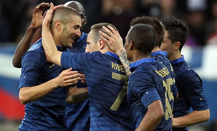 france beats estonia 4 0 in euro 2012 warm up