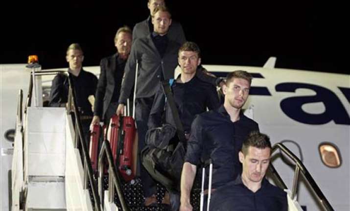 germany arrives in brazil with injury worries
