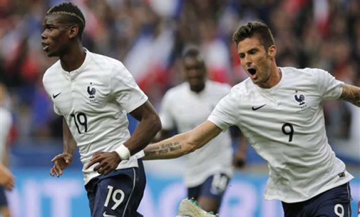 giroud scores twice as france beats norway 4 0