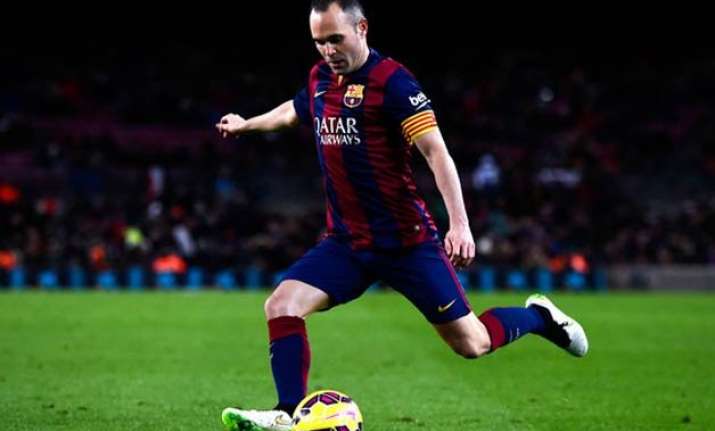 barcelona elect andres iniesta as captain