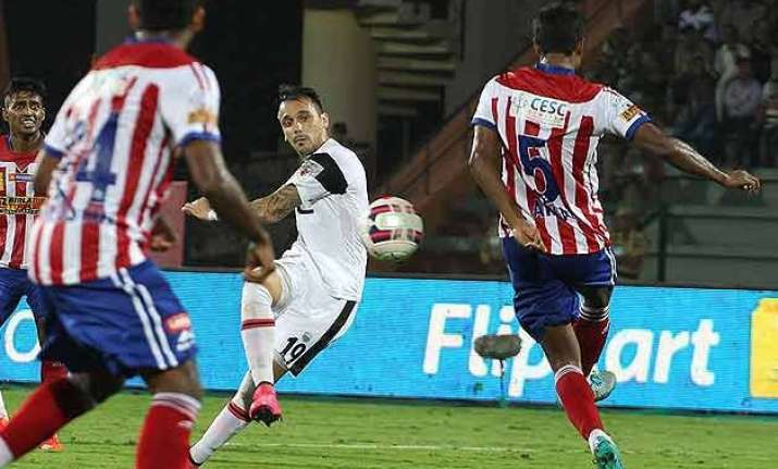 isl velez strikes again as northeast beat kolkata