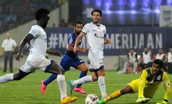 isl 2015 chennaiyin fc defeated mumbai city fc 2 0