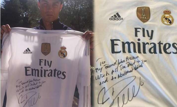 isl 2015 cristiano ronaldo wishes all the best to northeast