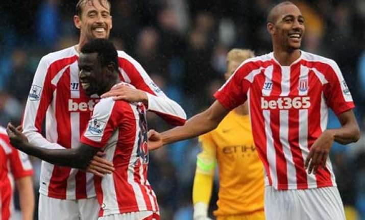 stoke stuns man city 1 0 in premier league