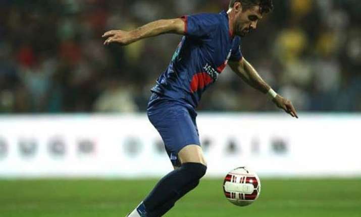 isl moritz hat trick for mumbai sinks pune