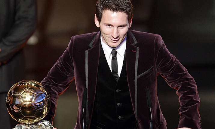 lionel messi named world s best player for 2011