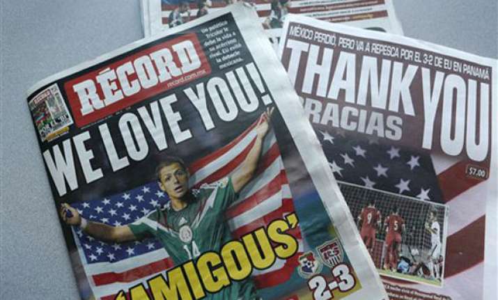 mexican papers thank us for soccer win