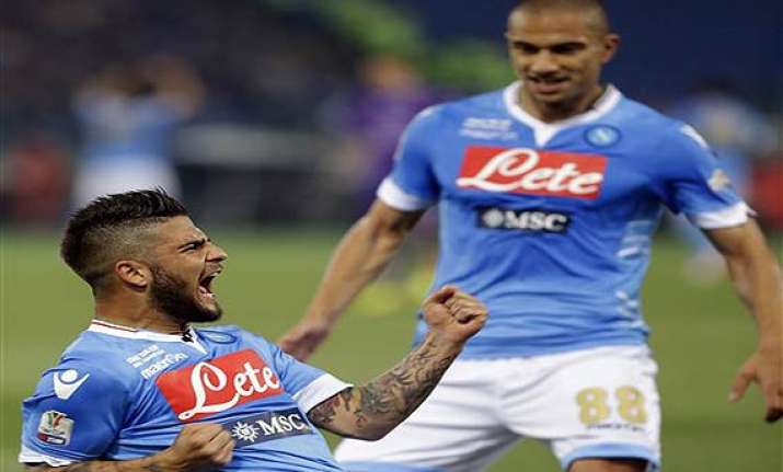 napoli wins violence marred italian cup final against