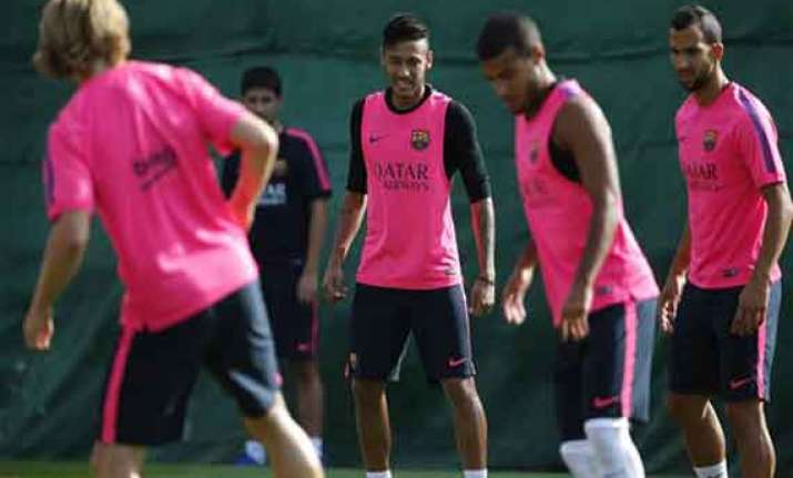 neymar recovered from back injury fit to play