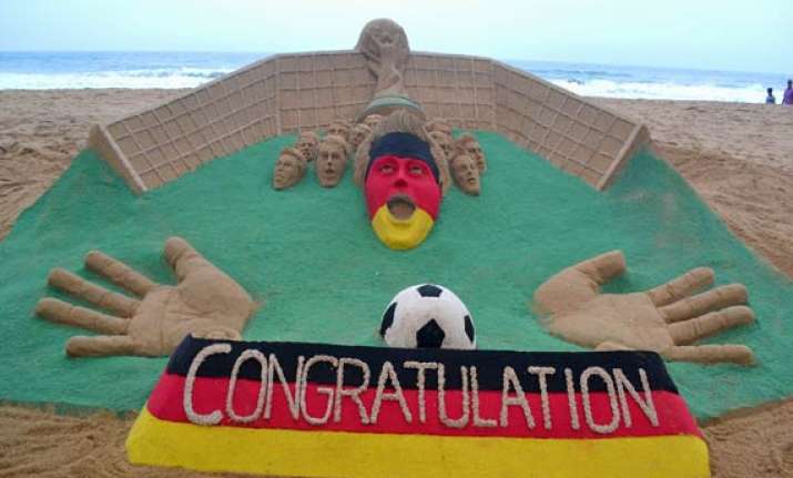 odisha sand artist s sculpture to mark german win