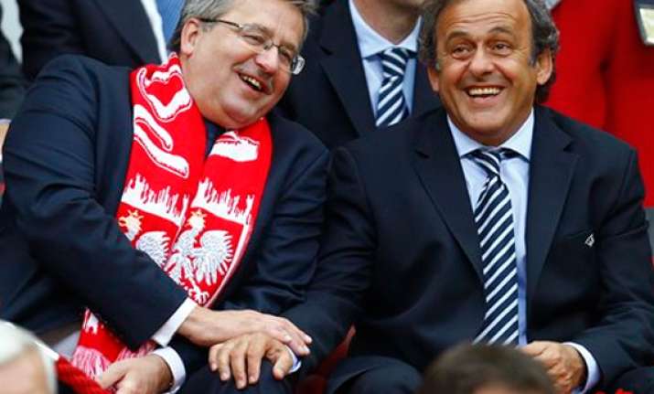 platini unhappy with croatia fans at euro 2012