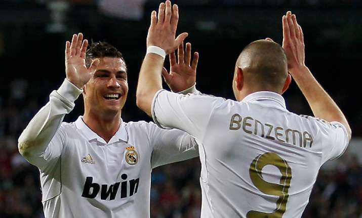 ronaldo fastest to 100 league goals in spain