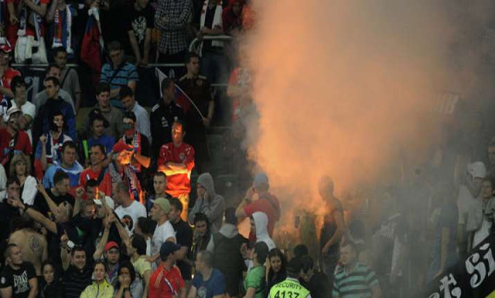 russian federation fined after crowd disturbances