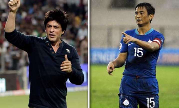 srk in football to be big gamechanger says bhutia