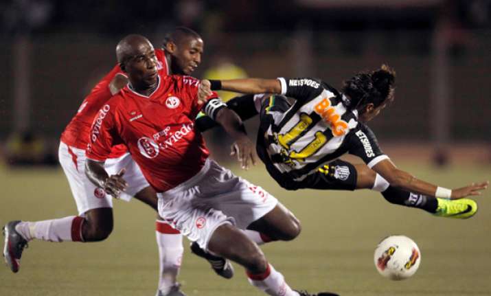 santos beats juan aurich in copa libertadores
