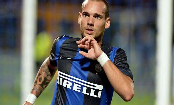 sneijder not to re sign with inter