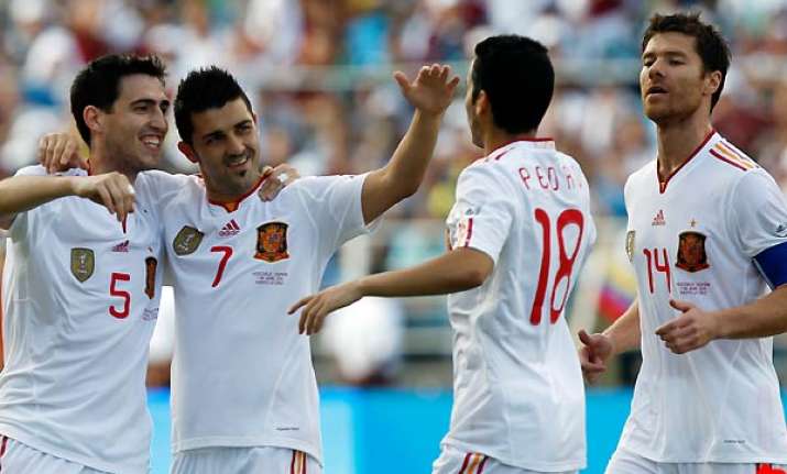 spain defeats venezuela 3 0 in friendly