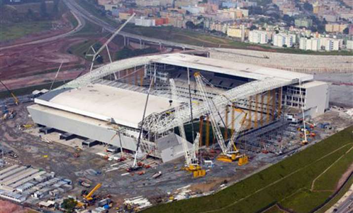stadium roof won t be finished for world cup opener
