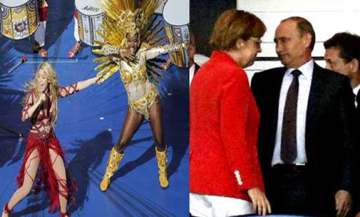 stars of politics sport music at world cup final