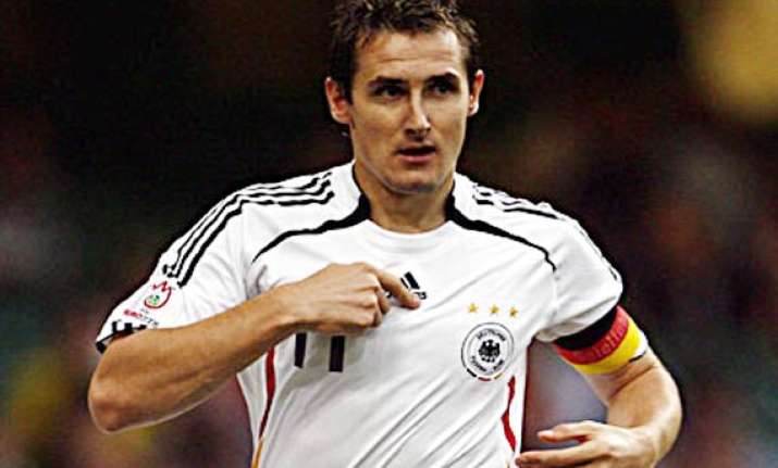 striker klose to miss euro 2012 qualifiers