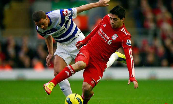suarez gives liverpool 1 0 win over qpr in league