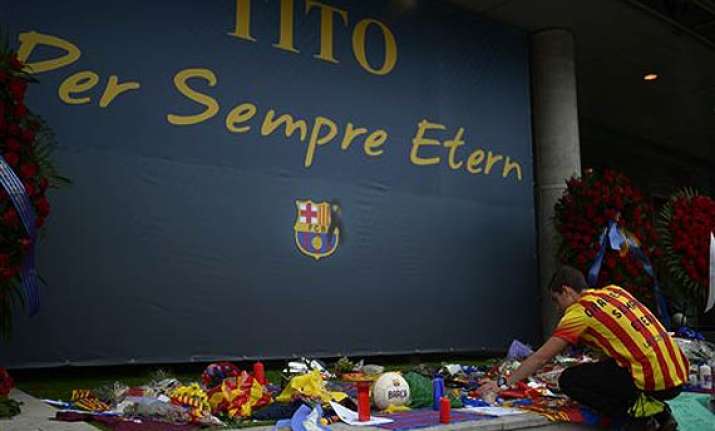 thousands gather in memory of barcelona s coach tito