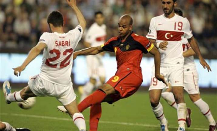 turkey draws 1 1 with belgium in euro qualifier