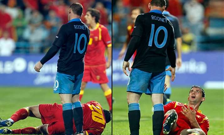 uefa bans wayne rooney for 3 euro 2012 matches