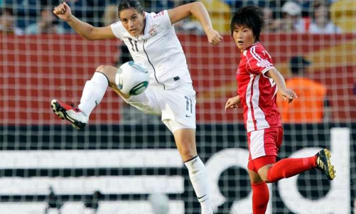 usa beat north korea 2 0 in women s world cup