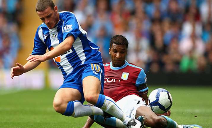wigan draw 0 0 against aston villa