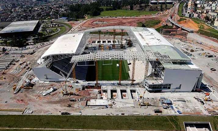 world cup stadium unfinished for opening.