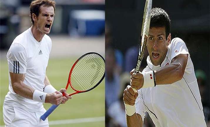 andy murray could face novak djokovic in wimbledon semis