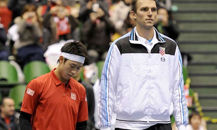 croatia defeats host japan 3 2 in davis cup