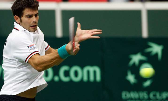 czechs beat italy 4 1 in davis cup