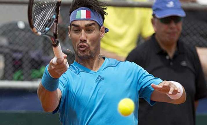 fognini defeats mayer in final on clay in chile