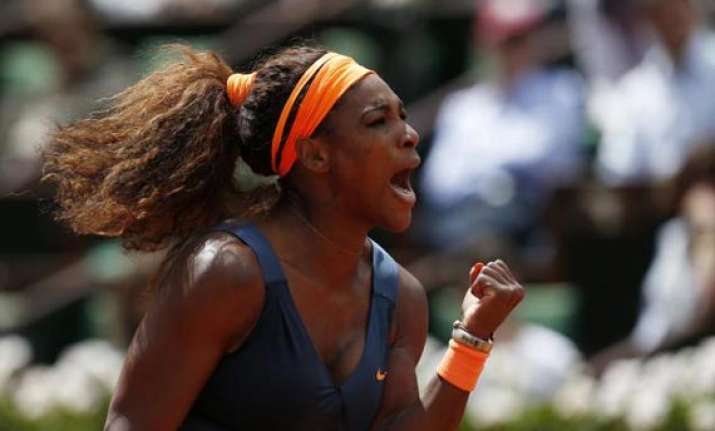 french open serena williams beats vinci in 4th round