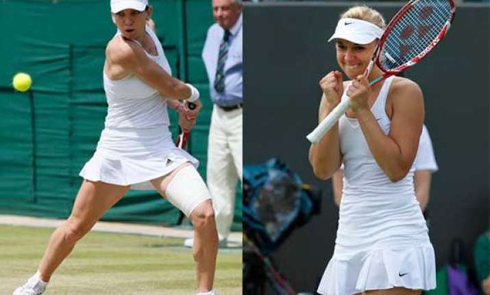 halep lisicki reach wimbledon quarterfinals
