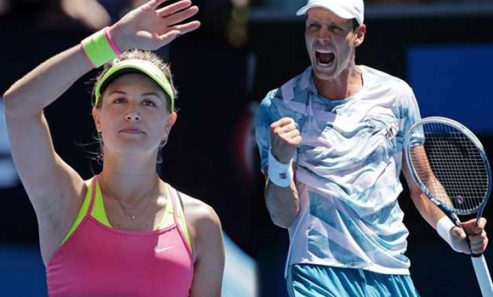 australian open 2015 no 7s bouchard berdych reach 4th round