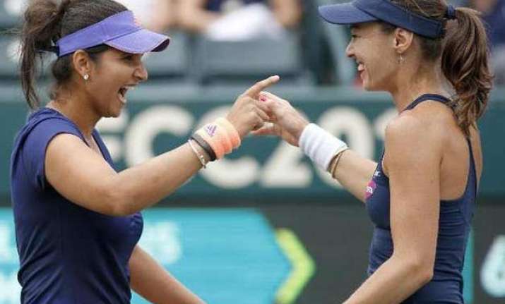 mirza hingis win 25th doubles match in a row