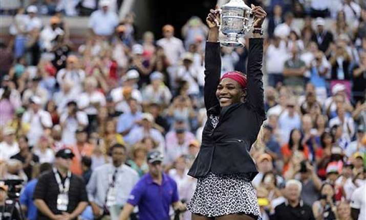 Us Open Serena Williams Wins 3rd Final In A Row 18th Slam Tennis News India Tv 4064