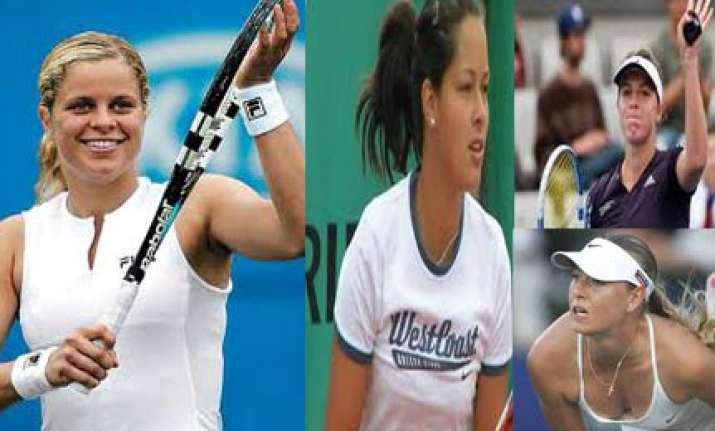 pavlyuchenkova sharapova ivanovic and clijsters win in
