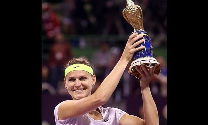 lucie safarova beats victoria azarenka to win the qatar open