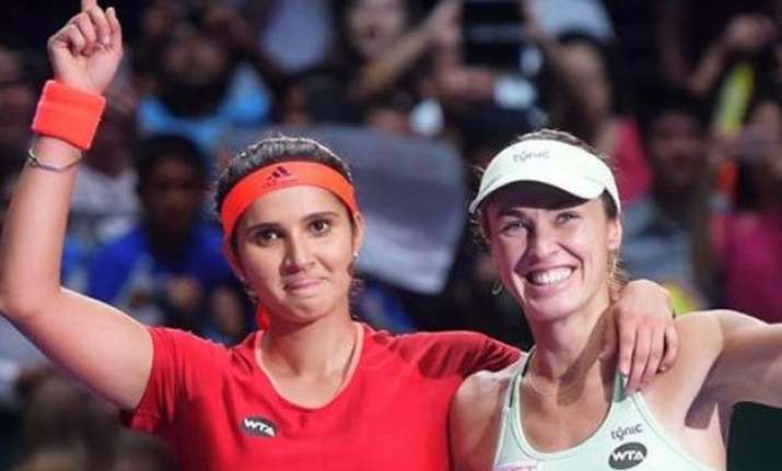 sania mirza martina hingis claim 29th straight win in