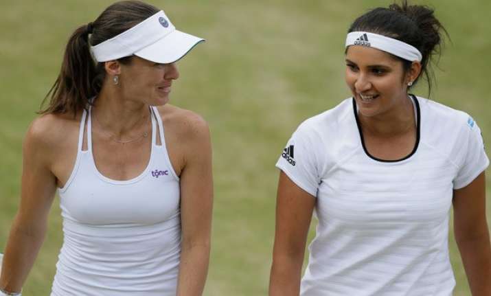 sania martina enter wimbledon semis