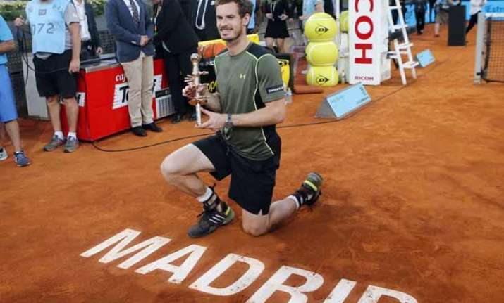 murray beats nadal 6 3 6 2 to win the madrid open final