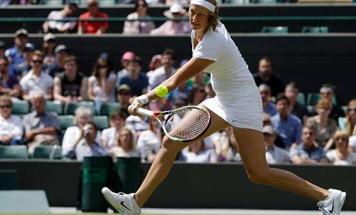 kvitova cruises into 4th round of wimbledon