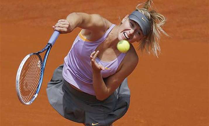 maria sharapova rallies to beat li na at madrid open